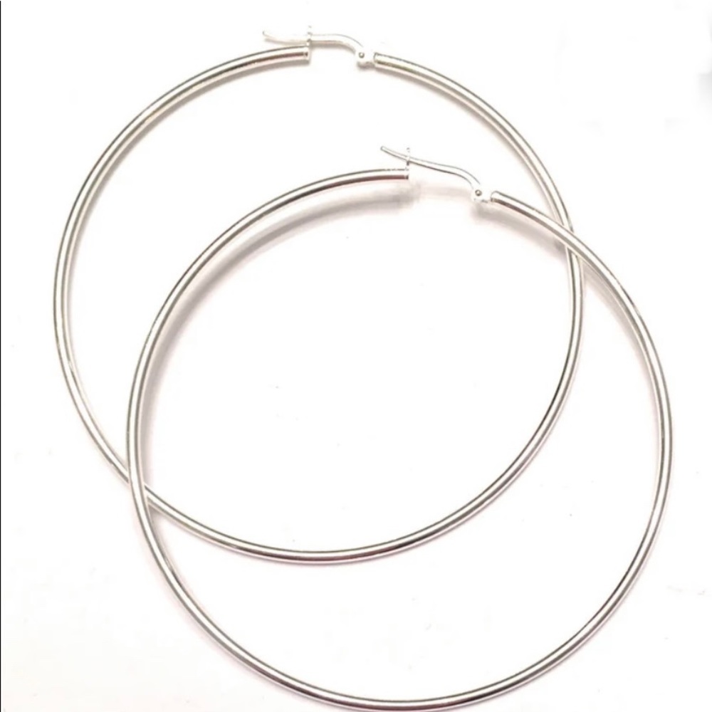 NEW Stainless Steel Oversized Hoop Earrings
